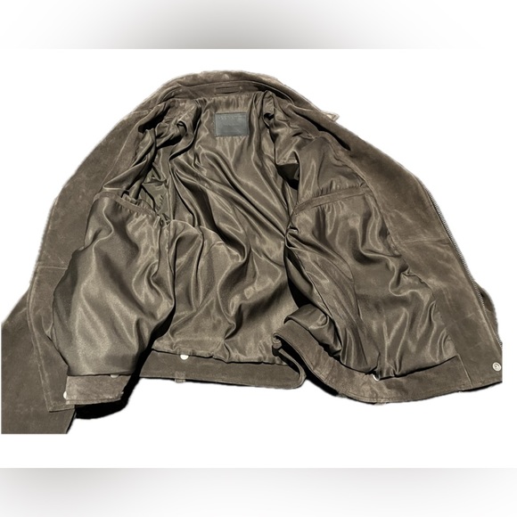 All Saints Suede Biker Jacket - Picture 7 of 9